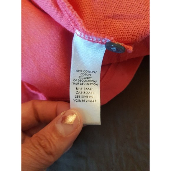 Calvin Klein Mens Body Fit Polo Golf Shirt Size Medium Logo Orange Spring Collar - Picture 9 of 13